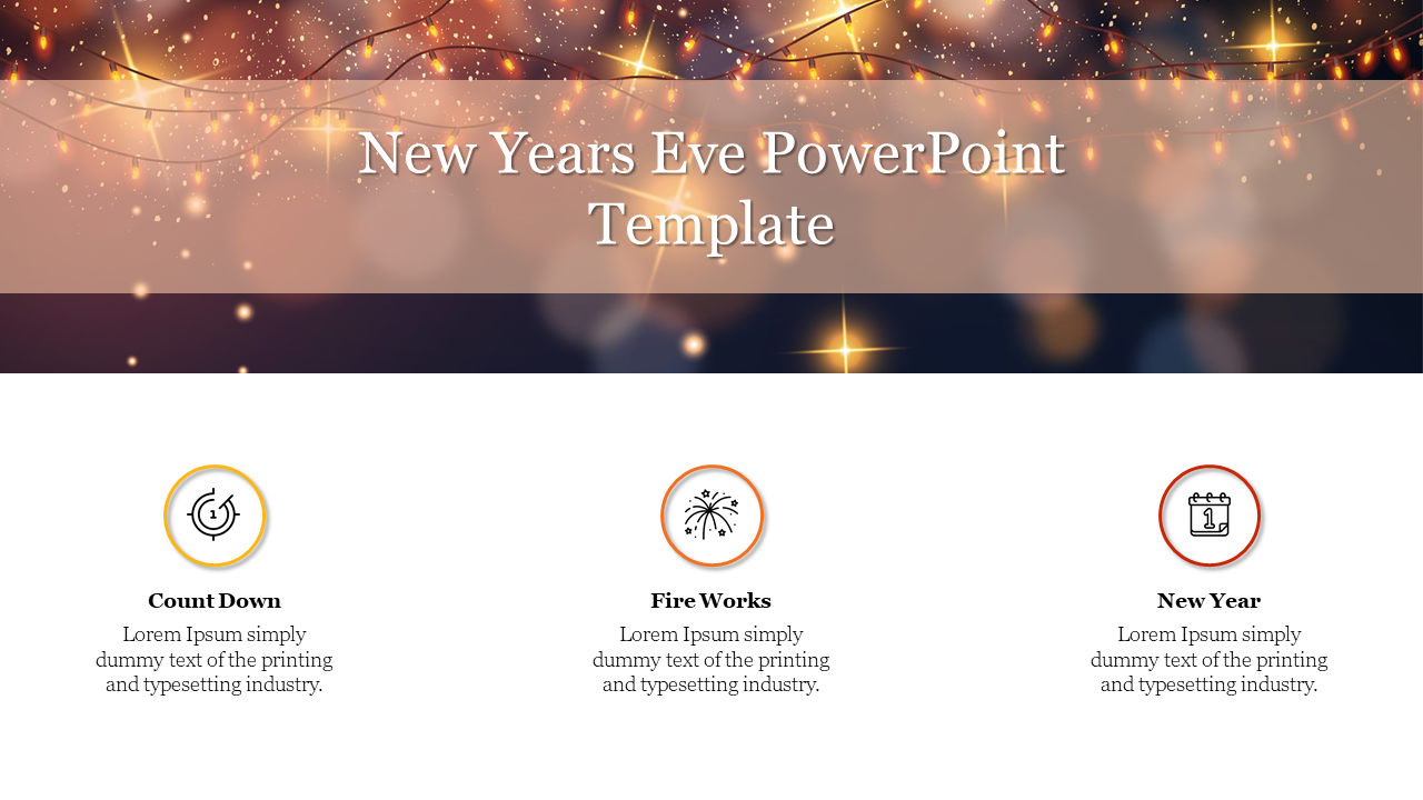Free - Free New Year's Eve PowerPoint Template and Google Slides